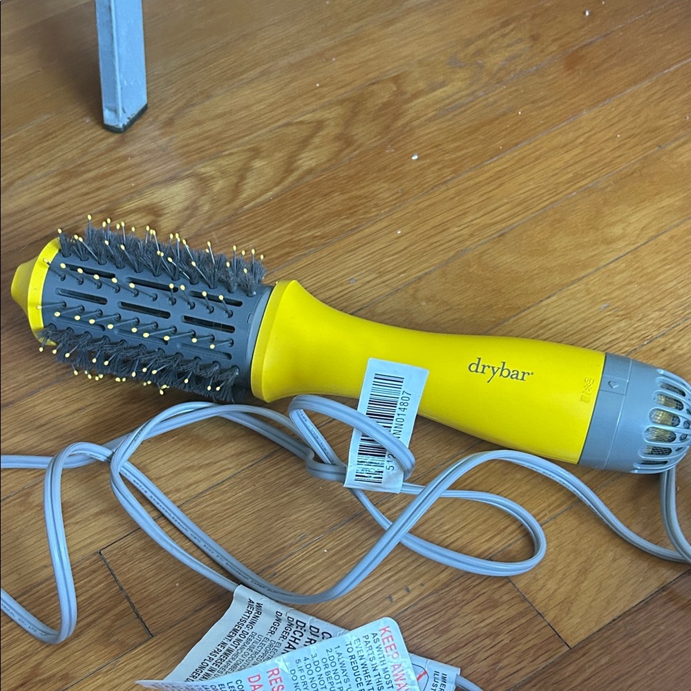 Drybar Yellow and Gray Hot Round Brush